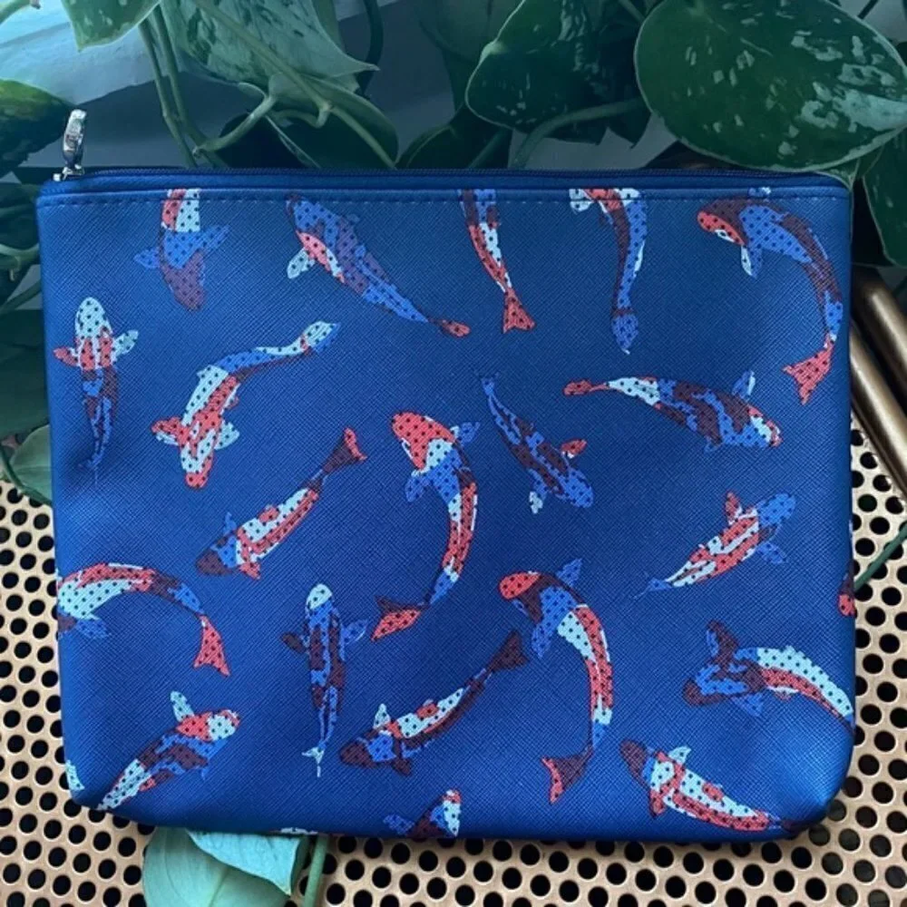 TED BAKER  fish coi travel pouch